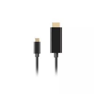 Lanberg Kabel USB-C(M)->HDMI(M) 1,8 m 4K 60Hz črn