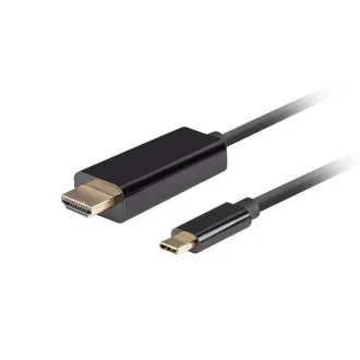 Lanberg Kabel USB-C(M)->HDMI(M) 3m 4K 60Hz črn