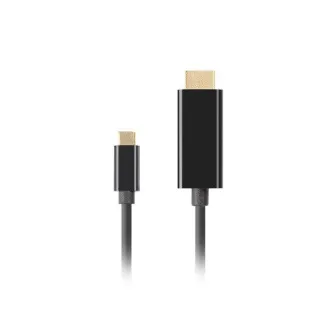 Lanberg Kabel USB-C(M)->HDMI(M) 3m 4K 60Hz črn