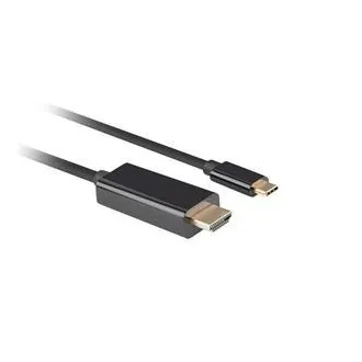 Lanberg Kabel USB-C(M)->HDMI(M) 3m 4K 60Hz črn