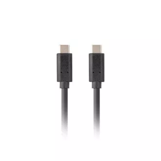Lanberg USB-C M/M 3.1 GEN 2 kabel 0,5 m 10GB/S PD100W črn