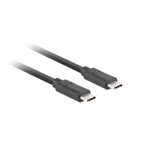 Lanberg USB-C M/M 3.1 GEN 2 kabel 1m 10GB/S PD100W črn