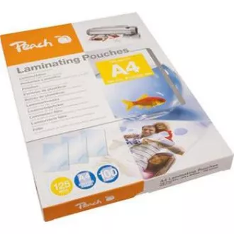 Laminirna folija PEACH, A4 (216x303mm), 125 mikrometrov, 100 kosov