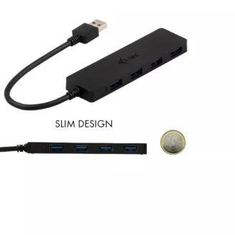 i-Tec USB3.0 HUB, 4-portni, pasivni, SLIM