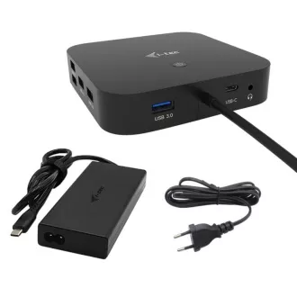 Priključna postaja I-tec USB-C HDMI   Dual DP z napajanjem Power Delivery 100 W   univerzalni polnilnik i-tec 112 W