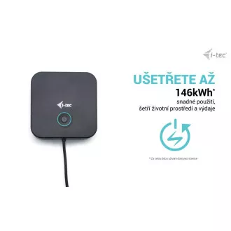 Priključna postaja I-tec USB-C HDMI   Dual DP z napajanjem Power Delivery 100 W   univerzalni polnilnik i-tec 112 W