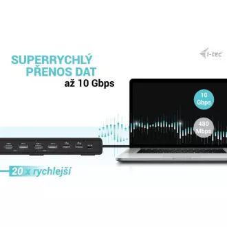 I-tec USB 3.0 / USB-C / Thunderbolt Priključna postaja z dvema zaslonoma   PD 100W