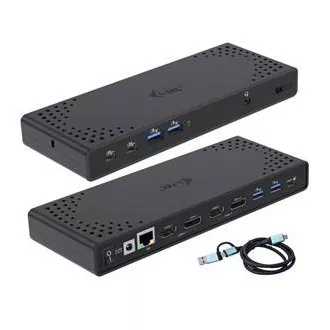 I-tec USB 3.0 / USB-C / Thunderbolt Priključna postaja z dvema zaslonoma   PD 100W