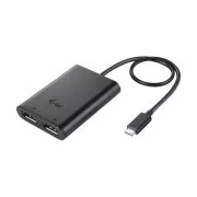 I-tec USB-C Dvojni 4K/60Hz (enojni 8K/30Hz) DP video adapter