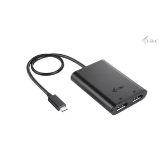 I-tec USB-C Dvojni 4K/60Hz (enojni 8K/30Hz) DP video adapter