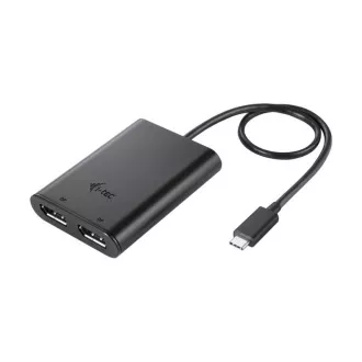 I-tec USB-C Dvojni 4K/60Hz (enojni 8K/30Hz) DP video adapter