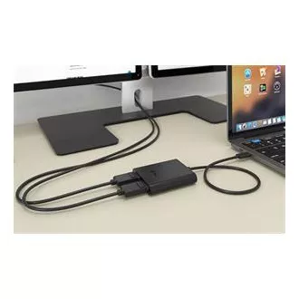 I-tec USB-C Dvojni 4K/60Hz (enojni 8K/30Hz) DP video adapter