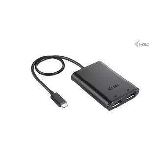 I-tec USB-C Dvojni 4K/60Hz (enojni 8K/30Hz) DP video adapter