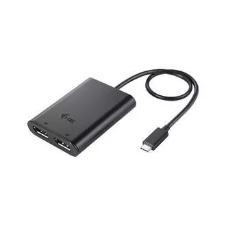 I-tec USB-C Dvojni 4K/60Hz (enojni 8K/30Hz) DP video adapter