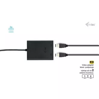 I-tec USB-C Dvojni 4K/60Hz (enojni 8K/30Hz) HDMI video adapter I-tec USB-C Dvojni 4K/60Hz (enojni 8K/30Hz) HDMI video adapter