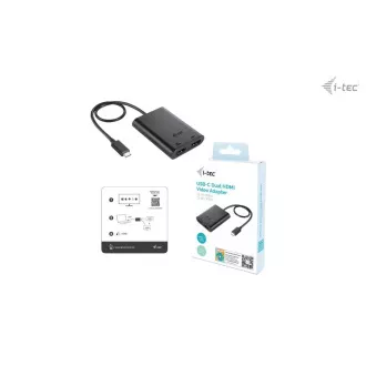 I-tec USB-C Dvojni 4K/60Hz (enojni 8K/30Hz) HDMI video adapter I-tec USB-C Dvojni 4K/60Hz (enojni 8K/30Hz) HDMI video adapter