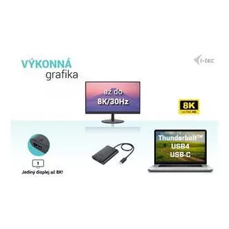 I-tec USB-C Dvojni 4K/60Hz (enojni 8K/30Hz) HDMI video adapter I-tec USB-C Dvojni 4K/60Hz (enojni 8K/30Hz) HDMI video adapter