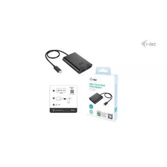 I-tec USB-C Dvojni 4K/60Hz (enojni 8K/30Hz) HDMI video adapter I-tec USB-C Dvojni 4K/60Hz (enojni 8K/30Hz) HDMI video adapter