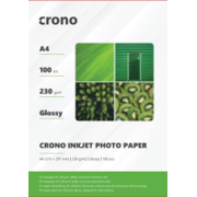 Crono PHPL4A, sijajni fotografski papir, A4, 230 g, 100 kosov