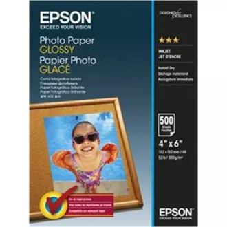 EPSON papir 10x15 - 200g/m2 - 500 listov - fotografski papir sijajni