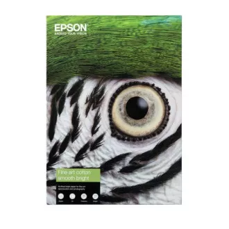 EPSON papir A4 - 300 g/m2 - 25 listov - Fine Art Cotton Smooth Bright