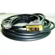 Kabel HDMI-DVI 5 m, 1.3, M/M, zaščiteni, pozlačeni kontakti