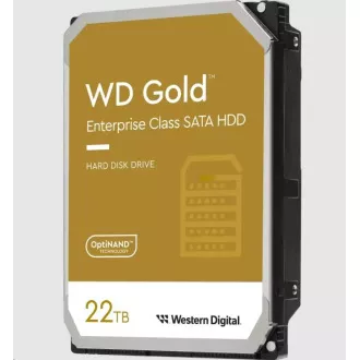 WD GOLD WD221KRYZ 22TB SATA/ 6Gb/s 512 MB predpomnilnika 7200 vrtljajev na minuto, CMR, Enterprise WD GOLD WD221KRYZ 22TB SATA/ 6Gb/s 512 MB predpomnilnika 7200 vrtljajev na minuto, CMR, Enterprise
