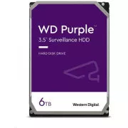 WD PURPLE PRO WD64PURZ 6TB SATA/600 256 MB predpomnilnika, 5400 vrtljajev na minuto