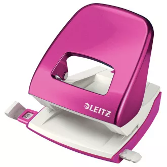 LEITZ Namizni luknjač NeXXt WOW 5008, kovinsko roza, škatla