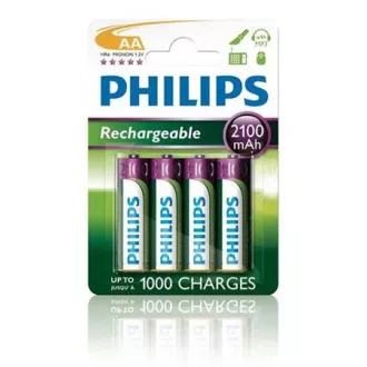 Philips baterije AA 2100mAh MultiLife, NiMh - 4 kosi