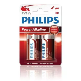 Baterija Philips C PowerLife, alkalna - 2 kosa