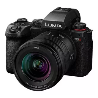 Panasonic Lumix DC-S5 Mark II   Lumix S 20-60 mm f/3,5-5,6 Macro O.I.S. 24,2 Mpx, črna