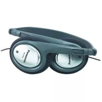 Panasonic RP-HT090E-H, žične slušalke, za ušesa, 3,5 mm priključek, 6,3 mm priključek, 5 m kabel, nadzor glasnosti, sive barve