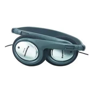 Panasonic RP-HT090E-H, žične slušalke, za ušesa, 3,5 mm priključek, 6,3 mm priključek, 5 m kabel, nadzor glasnosti, sive barve