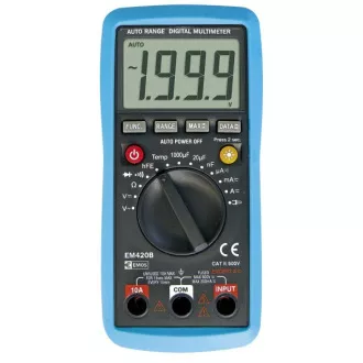 Emosov multimeter EM420B, samodejno območje