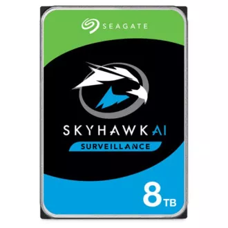 Seagate SkyHawk AI HDD, 8 TB, SATAIII, 256 MB predpomnilnika, 7200 vrtljajev na minuto