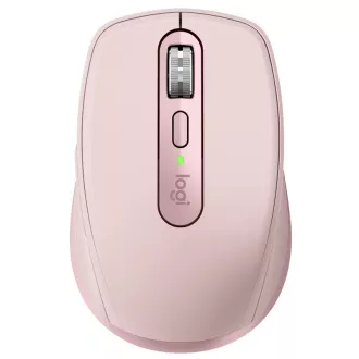 Logitech MX Anywhere 3S miška - brezžična/bluetooth/temno polje/6 gumbov/8000dpi/usb-c/tiho/rožnata