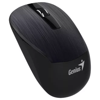 Genius NX-7015 črna, Miška, brezžična, optična, 1600DPI, 3 gumbi, senzor Blue-Eye, USB, črna