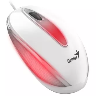 Genius DX-Mini / Miška, žična, optična, 1000DPI, 3 gumbi, USB, RGB LED, bela Genius DX-Mini / Miška, žična, optična, 1000DPI, 3 gumbi, USB, RGB LED, bela