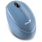 Genius NX-7009 Miška, brezžična, optična, 1200DPI, 3 gumbi, senzor Blue-Eye, USB, modra