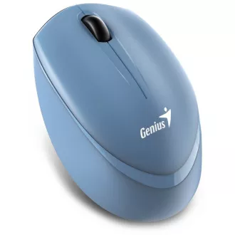 Genius NX-7009 Miška, brezžična, optična, 1200DPI, 3 gumbi, senzor Blue-Eye, USB, modra