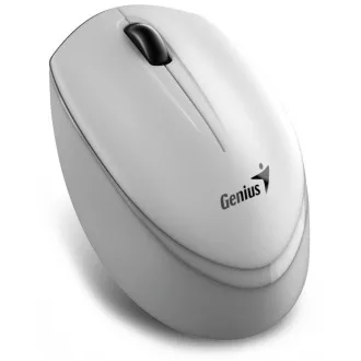 Genius NX-7009 Miška, brezžična, optična, 1200DPI, 3 gumbi, senzor Blue-Eye, USB, belo-siva