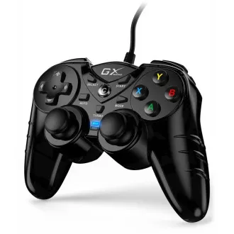Genius GX Gaming GX-17UV, igralna ploščica, žična, vibracijska, za PC in PS3, USB, črna