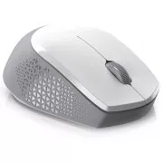 Genius NX-8000S BT, miška, brezžična, 1200DPI, 3 gumbi, Bluetooth, USB 2,4 GHz, belo-siva