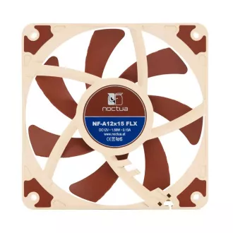 Noctua NF-A12x15-FLX, 120x120x15 mm, 3-pinski, 1850 vrtljajev na minuto