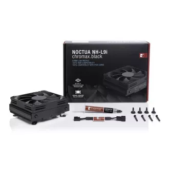 Noctua NH-L9i chromax.black, Intel LGA1150, LGA1151, LGA1155, LGA1156, AMD AM4 z NM-AM4-L9aL9i