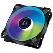 ARCTIC P14 PWM PST A-RGB 0dB, 140x140x27 mm ventilator, črn, 4-pinski