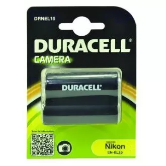 Baterija DURACELL - DRNEL15 za Nikon EN-EL15, črna, 1400 mAh, 7,4 V