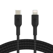 Belkin BOOST CHARGE™ Kabel Lightning/USB-C, 2 m, črn - trpežen
