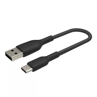 Belkin BOOST CHARGE™ USB-C/USB-A kabel, 15 cm, črn - vzdržljiv